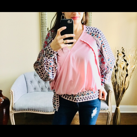 NWT Long Puff Sleeves Top - Picture 6 of 7